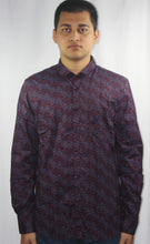 Load image into Gallery viewer, Round Printed  Casual Full sleeve Shirt