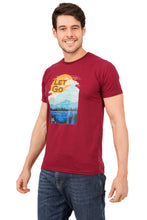 Load image into Gallery viewer, Dark Maroon Red T-shirt