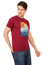 Load image into Gallery viewer, Dark Maroon Red T-shirt