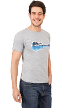 Load image into Gallery viewer, Guitar Lake Reflections Heather Grey T-Shirt