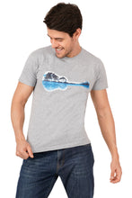 Load image into Gallery viewer, Guitar Lake Reflections Heather Grey T-Shirt