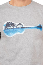 Load image into Gallery viewer, Guitar Lake Reflections Heather Grey T-Shirt