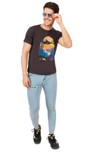 Load image into Gallery viewer, Charcoal Grey Graphic Printed T-Shirt