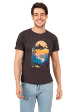 Load image into Gallery viewer, Charcoal Grey Graphic Printed T-Shirt