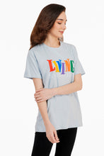 Load image into Gallery viewer, Women Sky Blue Printed   T-Shirt