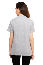 Load image into Gallery viewer, Women Heather Grey Guitar Lake refection t-shirt