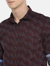 Load image into Gallery viewer, Round Printed  Casual Full sleeve Shirt