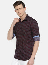 Load image into Gallery viewer, Round Printed  Casual Full sleeve Shirt