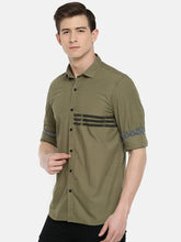 Load image into Gallery viewer, Green  Casual  Printed Shirt