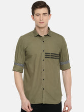 Load image into Gallery viewer, Green  Casual  Printed Shirt