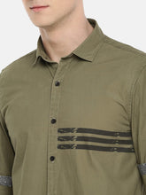 Load image into Gallery viewer, Green  Casual  Printed Shirt