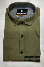 Load image into Gallery viewer, Green  Casual  Printed Shirt